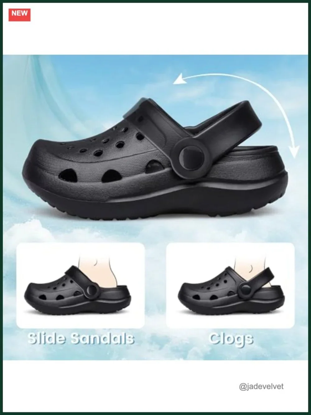 Unisex Kids Cartoon Slide Sandals Clogs Lightweight Anti-Slip Indoor Outdoor